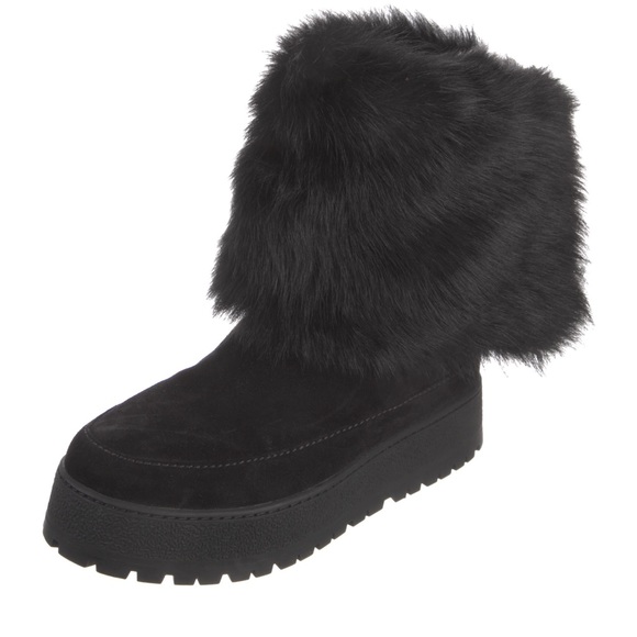 Prada black fur boots - Picture 2 of 5